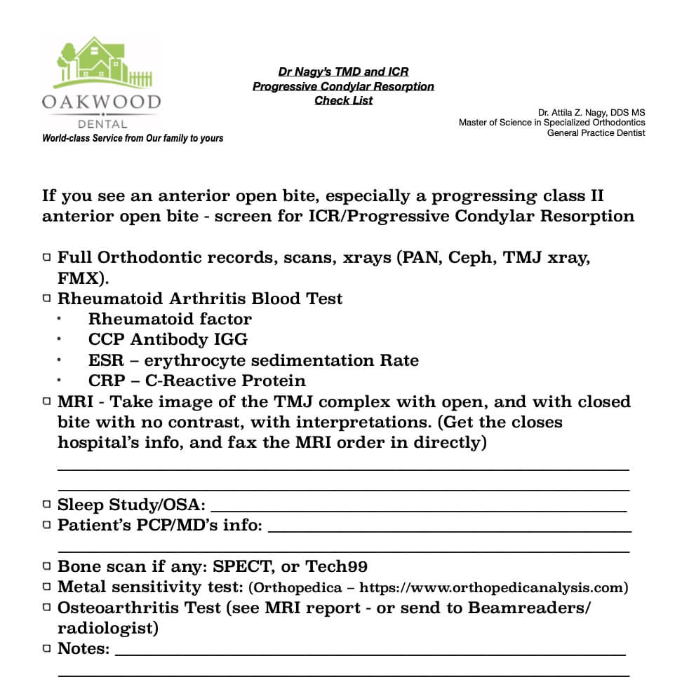 Temporomandibular Joints Temporomandibular Joint Disorders And Progressive Condylar Resorption